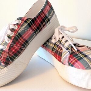 Plaid Women's Sneakers